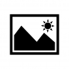山と太陽の写真のシルエット