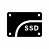 SSDの白黒シルエットイラスト03