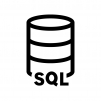 SQLサーバの白黒シルエットイラスト02