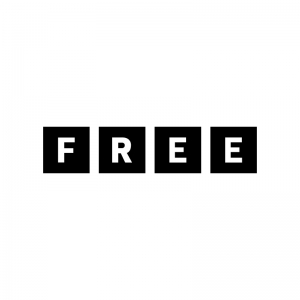 FREE・無料の白黒シルエットイラスト04