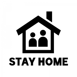 STAY HOME（ステイホーム）のシルエット
