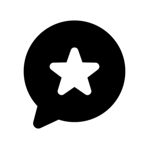 評価の白黒シルエットイラスト